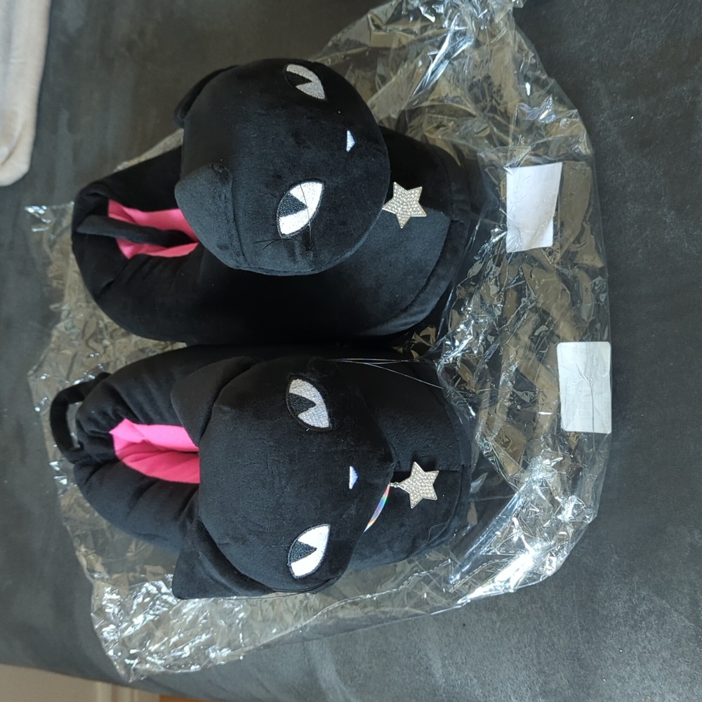 Emily the Strange mystery at your feet slippers